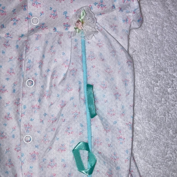 Vintage Dr. Denton flower print romper newborn - Picture 8 of 8